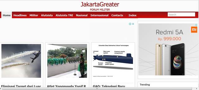 Jakarta Greater : Informasi dan Berita Tentang Dunia Militer dan Pertahanan