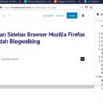 Menggunakan Sidebar Browser Mozilla Firefox Mempermudah Blogwalking