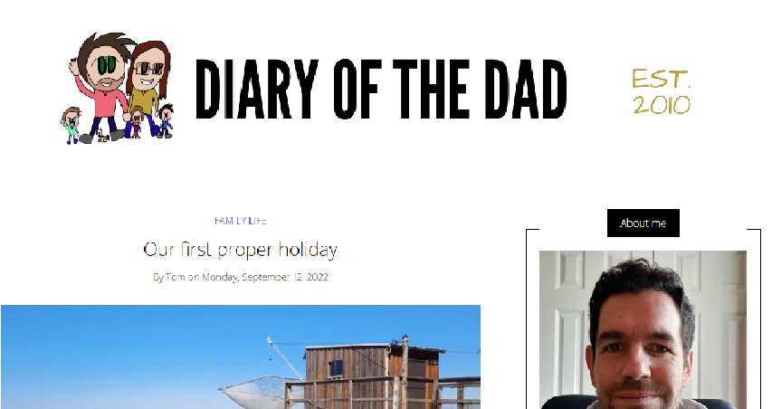 Blog Diary of The Dad - Tom Briggs