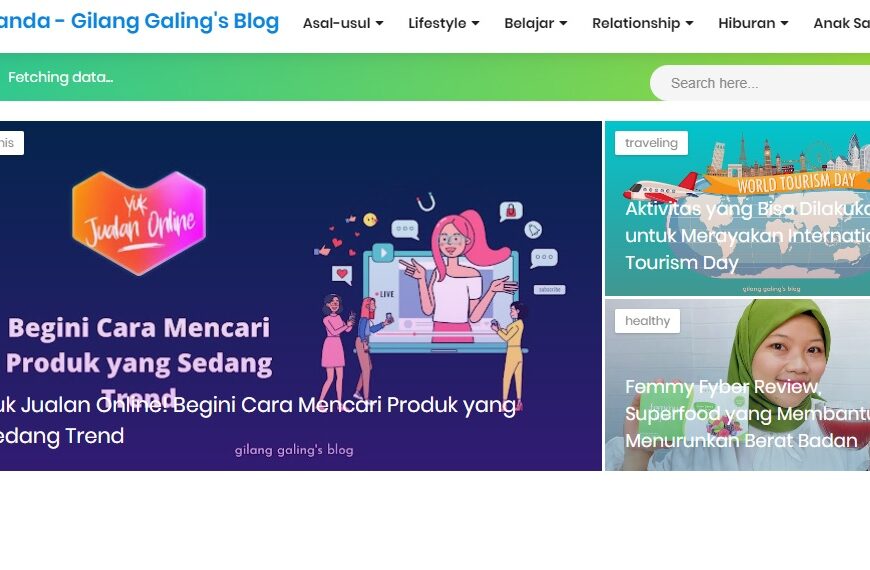 Gilang Galing’s Blog – Gilang Maulani, Nona Bandung Berambut Ikal