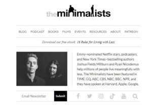The Minimalist - Blog Gaya Hidup Minimalis Dengan Konten Tidak Minimal
