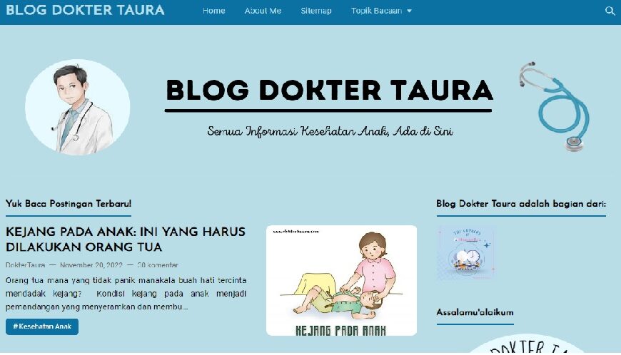 Dokter Taura – Taufiqur Rahman : Blognya Dokter Anak