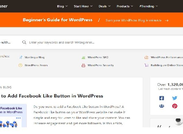 WPBeginner – Blog Terbaik Untuk Belajar WordPress